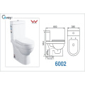 Tow Piece Toilet with Australian/American/EU Standard (CVT6002)